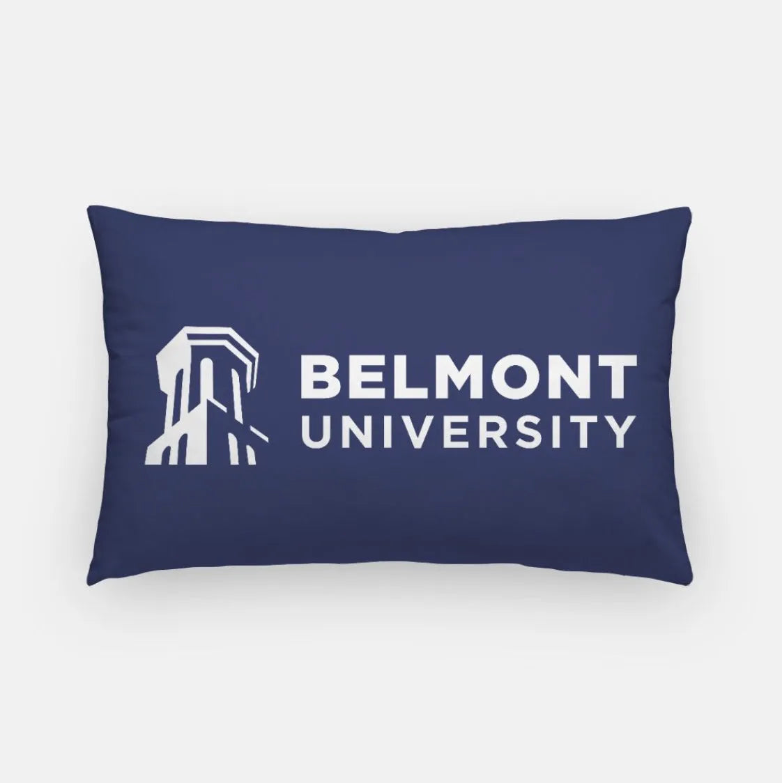 Belmont University Traditional Lumbar Pillow Cover Blue Pillow Covers