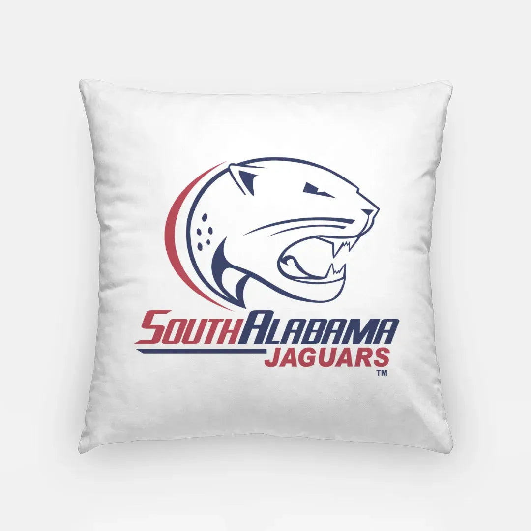 South Alabama Jaguars 18" Throw Pillow Cover Pillow Covers