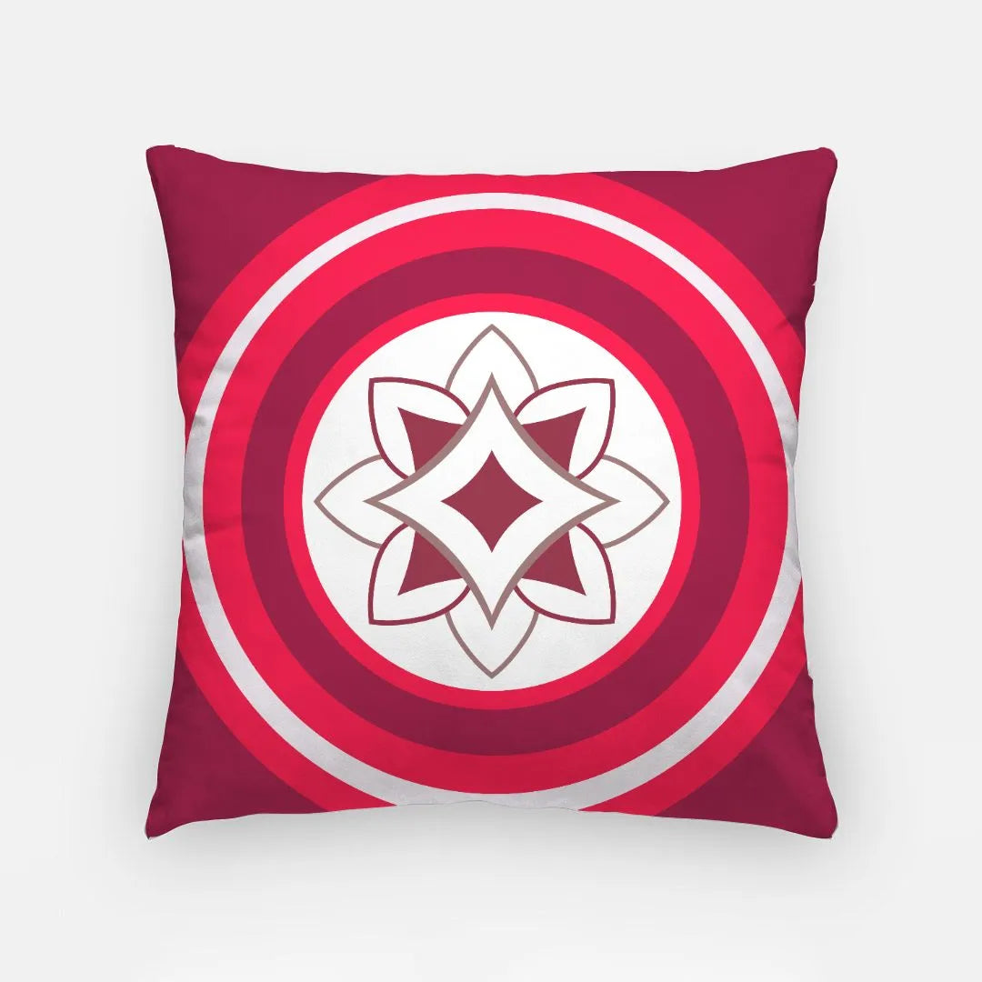 Alpha Sigma Alpha Pillow Cover - Logomark Bullseye 18" | Custom Gifts | Official Merchandise. | Festive Fit Home