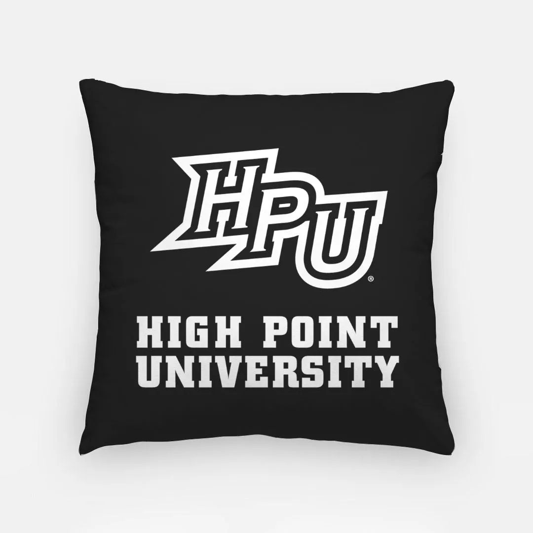 HPU Black Pillow Cover 18" | Officially Licensed HPU Gifts and Decor | Festive Fit Home