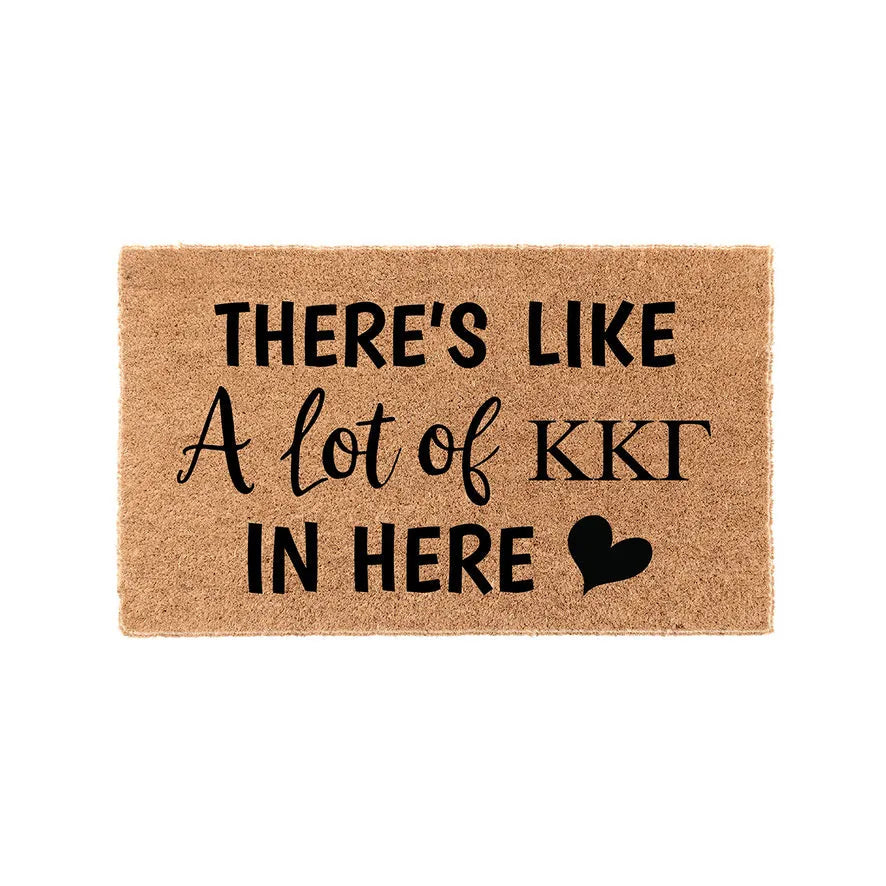 Kappa Kappa Gamma Coir Doormat - A Lot of Door Mats