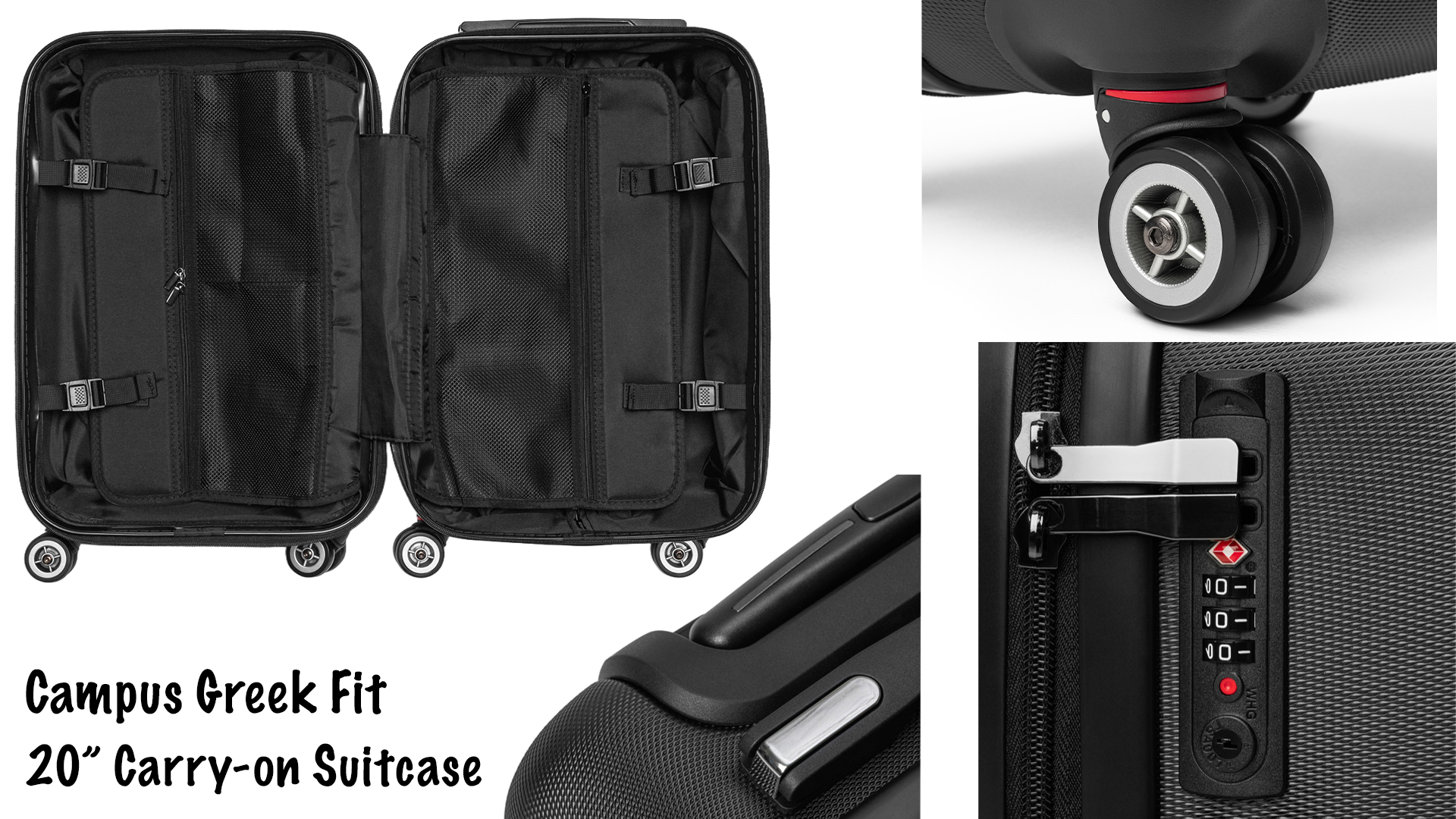 20" Carry-on Luggage - Campus Greek Fit