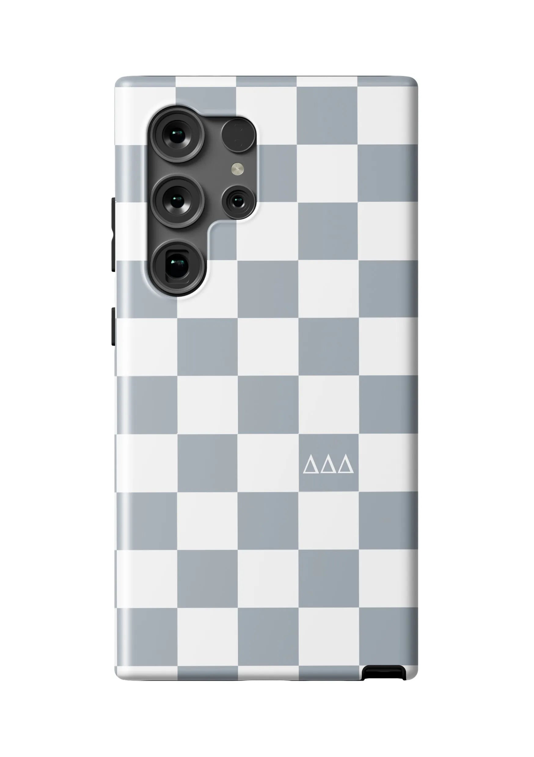 Tri Delta Samsung Galaxy 24, 23 Mobile Phone Case - Silver Matte Mobile Phone Cases