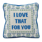 Love That for You Needlepoint Pillow | Vintage-Inspired. Dorm Decor