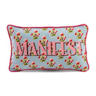 Manifestation Needlepoint Pillow | Cute College Dorm Decor 