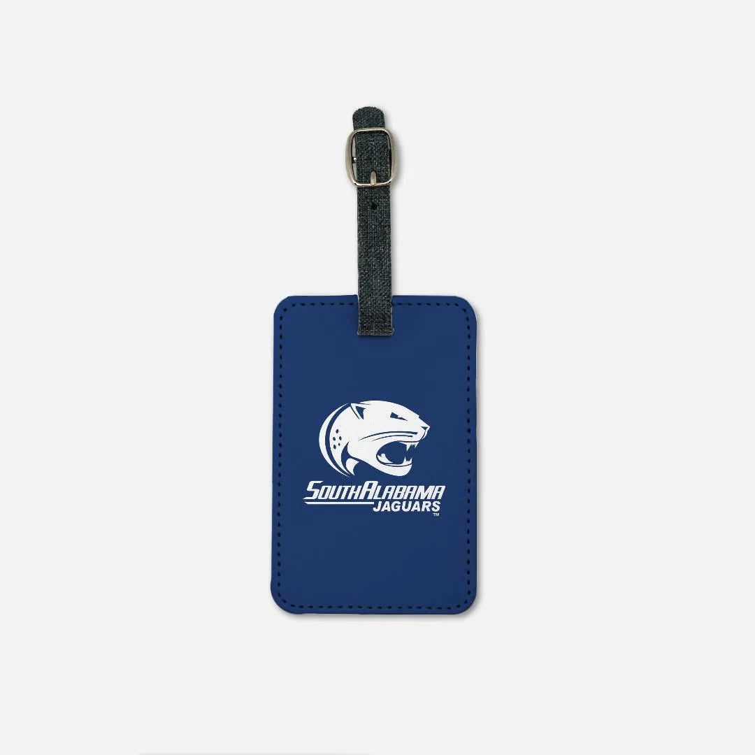 University of South Alabama Blue Luggage Tag (Set of 2) | Travel Accessories | Festive Fit Home