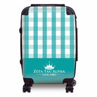 Zeta Tau Alpha Carry-on Luggage - Gingham Suitcases
