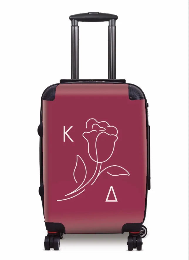 Kappa Delta Carry-on Suitcase - Rose Icon Suitcases