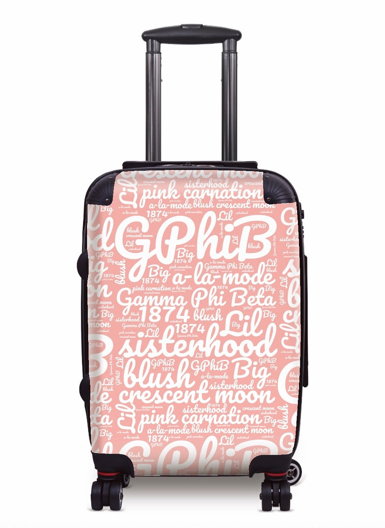 Gamma Phi Beta Carry-on Suitcase - Expression Art Brush Suitcases