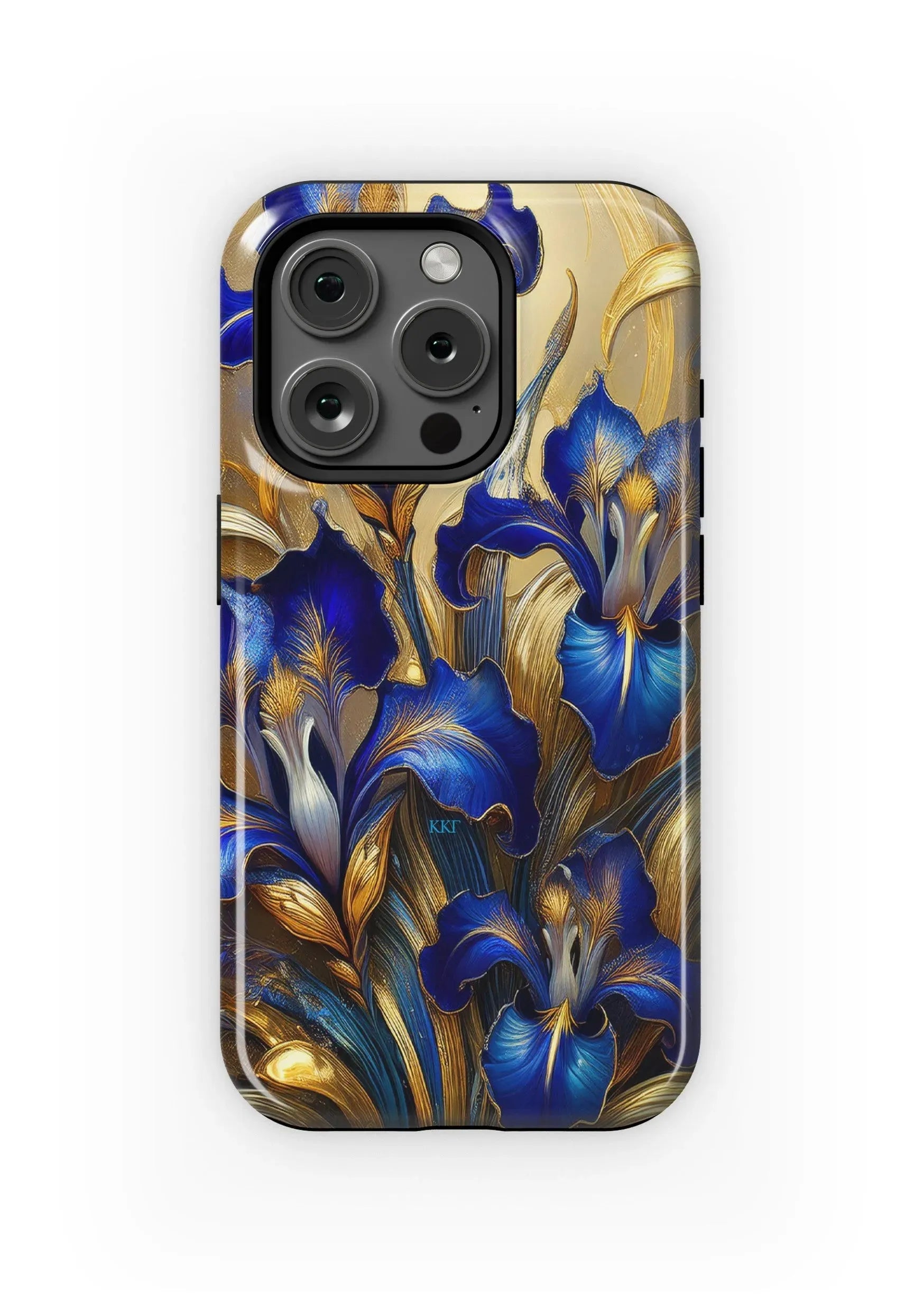 Kappa Kappa Gamma iPhone 16, 15, 14 Mobile Phone Case - Fleur de Lis Gloss Mobile Phone Cases
