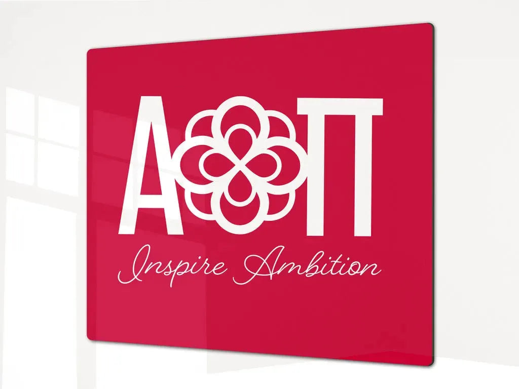 Alpha Omicron Pi Charcuterie Board Party Event Tray Red Serveware