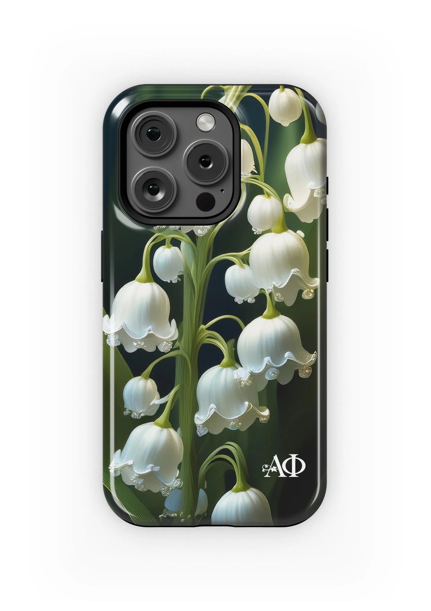 Alpha Phi iPhone 16, 15, 14 Mobile Phone Case  Lily of the Valley