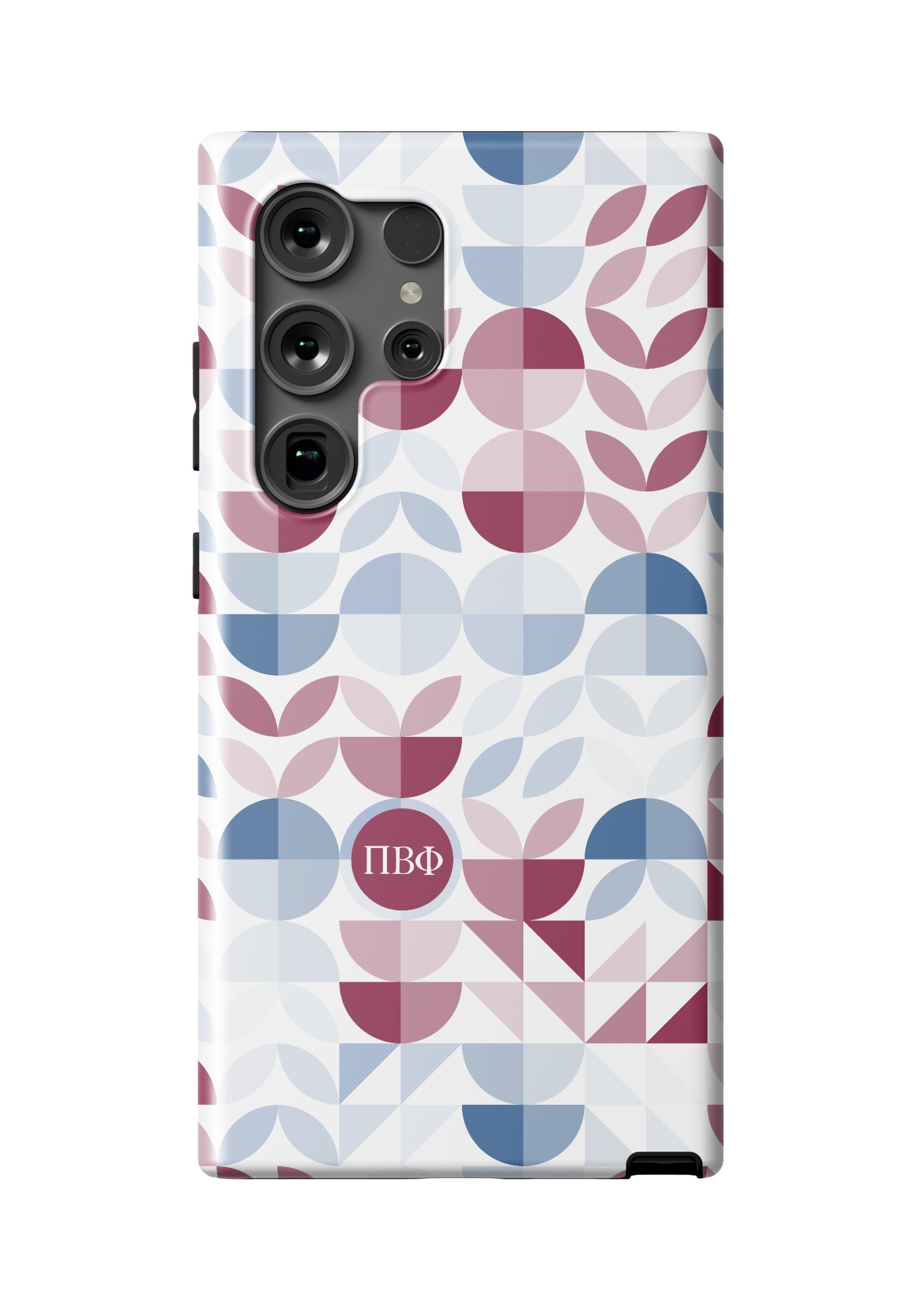 Pi Beta Phi Samsung Galaxy 24, 23 Mobile Phone Case - Geo Petals | Gifts