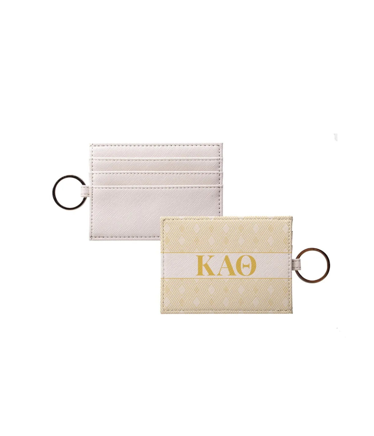 Kappa Alpha Theta Cardholder - Diamond Pattern Travel Wallet