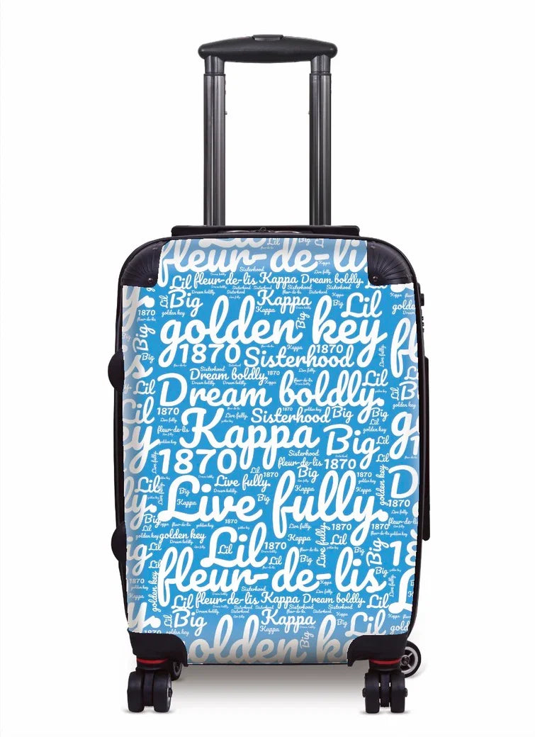 Kappa Carry-on Suitcase - Expression Art Gamma Blue Suitcases