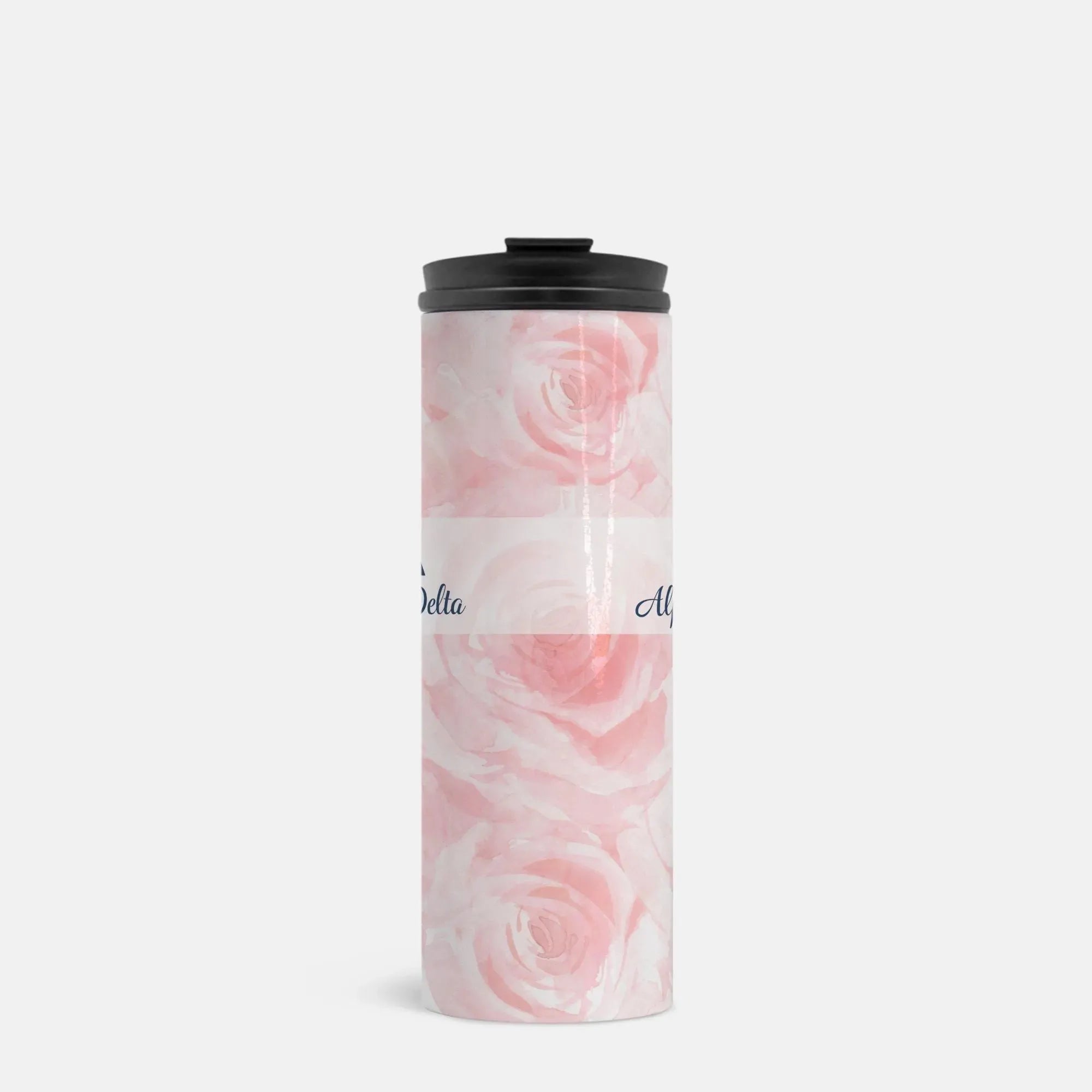 Alpha Xi Delta Thermal Tumber Rose Pattern - 16 oz. Drinkware