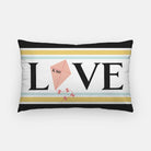 Kappa Alpha Theta Lumbar Pillow Cover - "LOVE" Kite | Dorm Decor  | Festive Fit Home