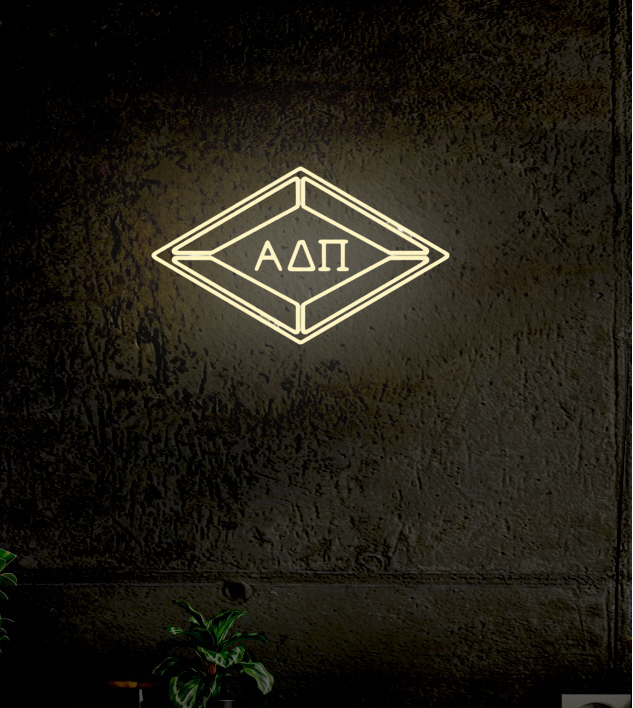 Alpha Delta Pi LED Neon Sign - Diamond