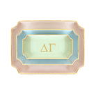 Delta Gamma Gold Monogram Decorative Tray | DG Big Little Gifts