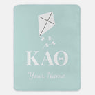 Personalized Kappa Alpha Theta XL 60x80 Sherpa Blanket | Custom Gifts