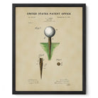 Golf Tee US Patent Art Print | Dorm Decor | Unique Gifts for Him