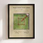 Baseball Field US Patent Art Print | Sports-Themed Dorm Decor | Campus Greek Fit