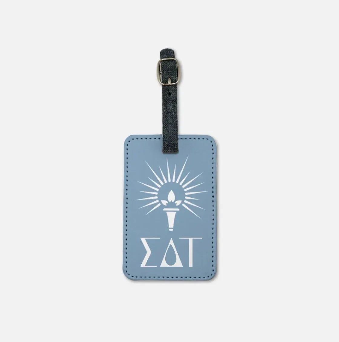 Sigma Delta Tau (Set of 2) Luggage Tag Droplet Blue Luggage Tags