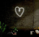 Sigma Kappa Heart LED Neon Sign w/ Dimmer | Sig Kap Wall Art