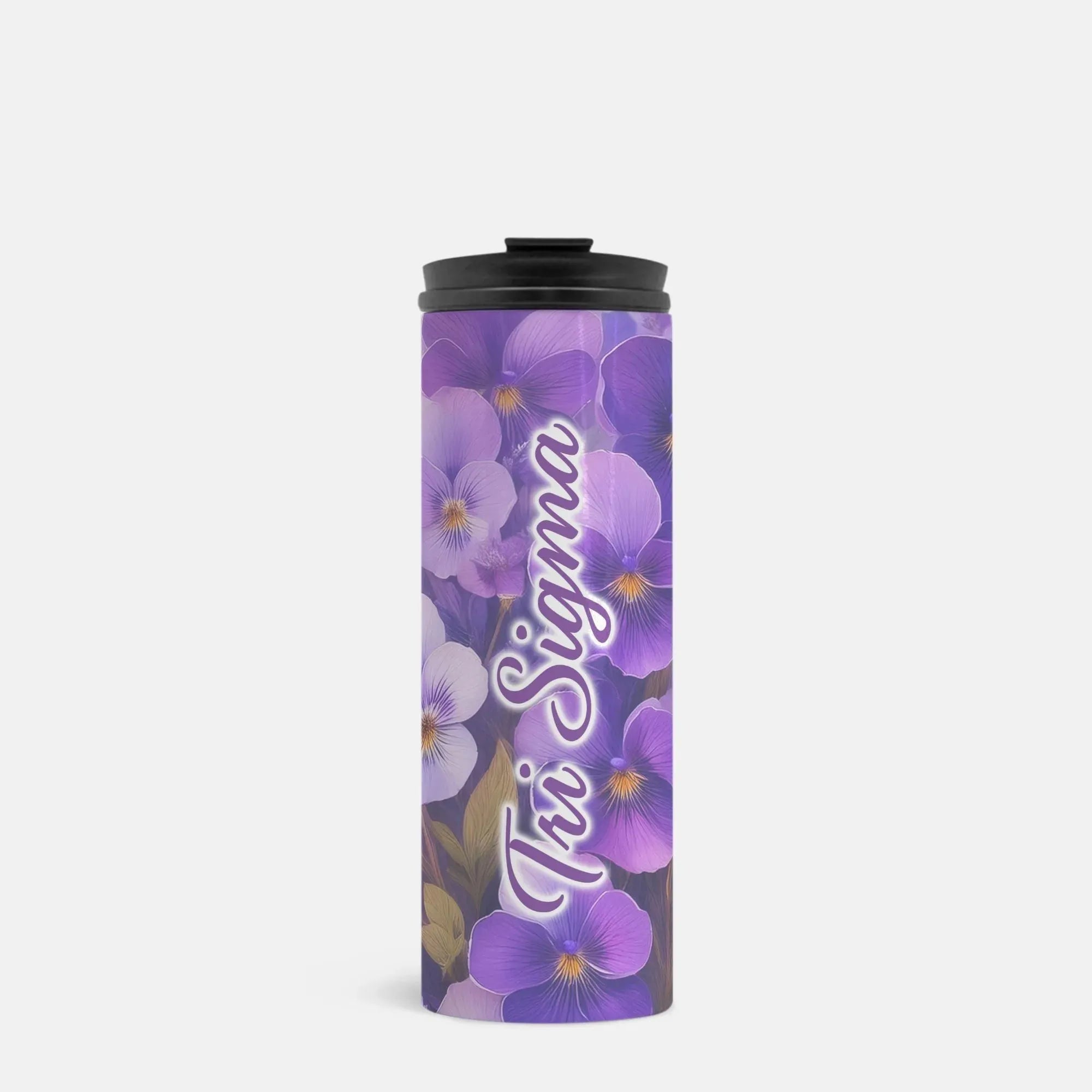 Tri Sigma Thermal Tumbler 16 oz. - Bold Violets Drinkware