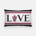 Alpha Phi Lumbar Pillow Cover - LOVE | Custom Gifts and Dorm Decor | Festive Fit Home