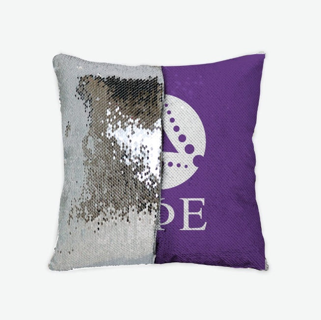 Delta Phi Epsilon Sequin Pillow Cover | DPHIE Gifts & Decor