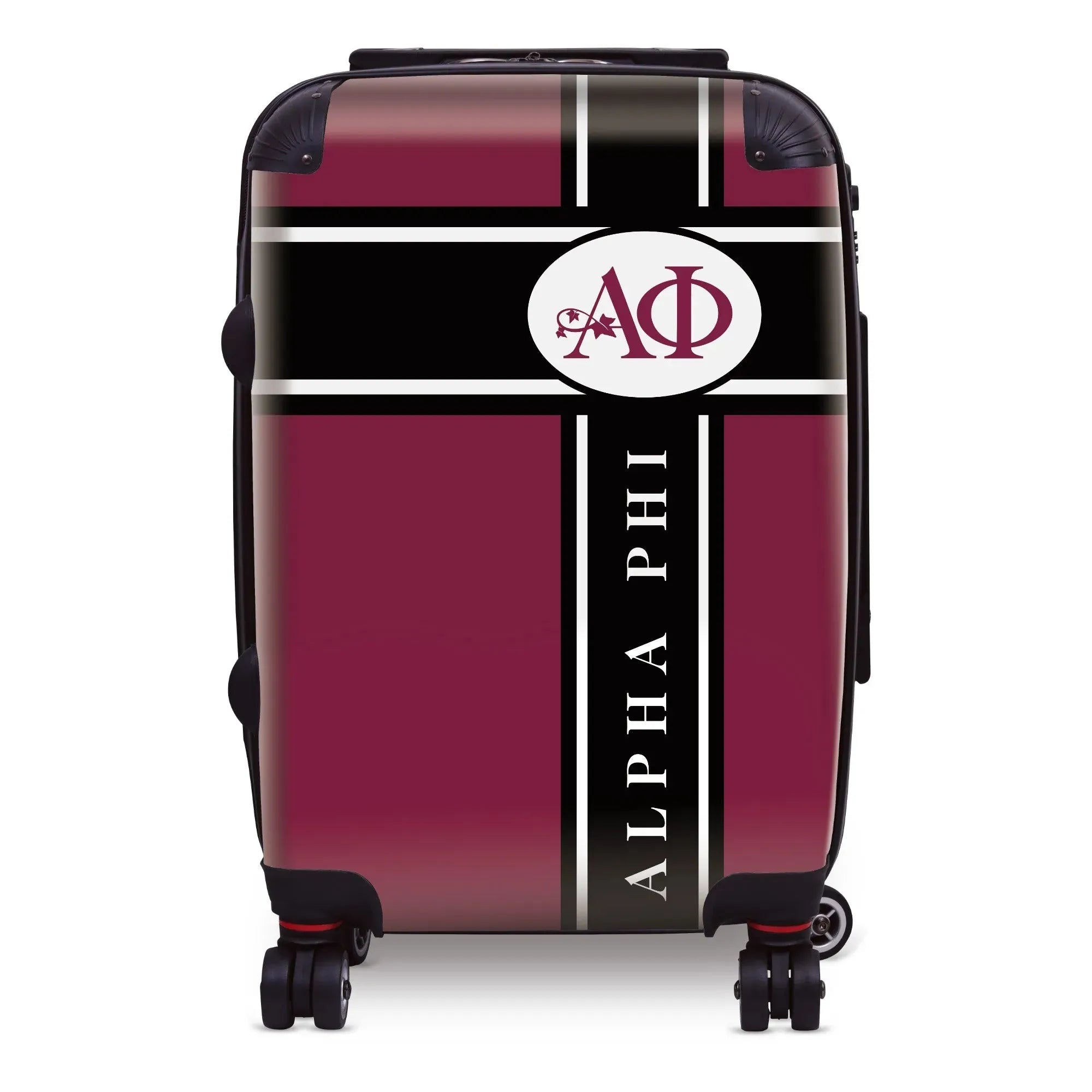 Alpha Phi Carry-on Suitcase -Stripe Suitcases