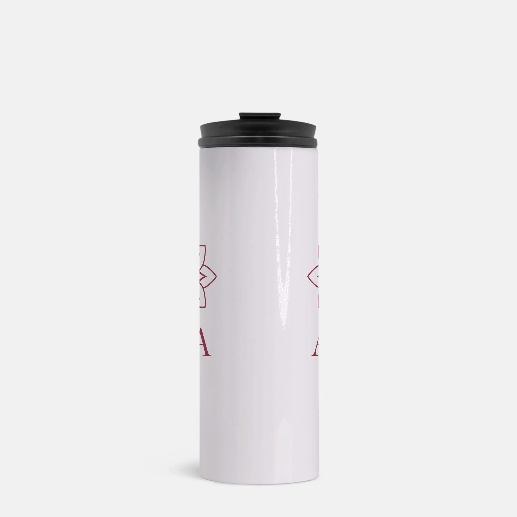 Alpha Sigma Alpha Thermal Tumbler - Pearl |Official Merchandise | Gifts | festive Fit Hom e