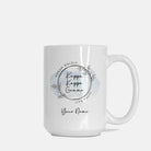 Kappa Kappa Gamma Personalized Deluxe Mug 15oz - Wreath | Custom KKG Gifts