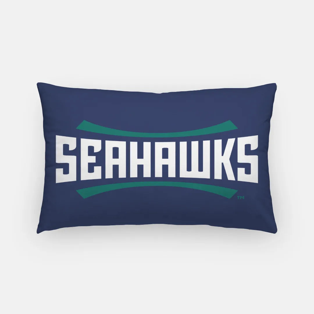 UNCW Seahawks Logo Pillow Cover - Navy - 18" | Gifts and Decor