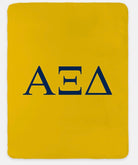 Alpha Xi Delta XL 60x80 Sherpa Throw Blanket - Greek Letters | AXiD