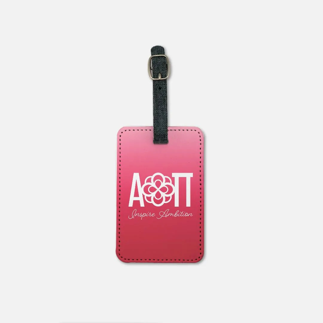 Alpha Omicron Pi Luggage Tag - Gradient (Set of 2) | Official Gifts  and Merchandise | Travel Accessories | Festive Fit Home