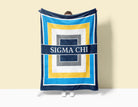 Sigma Chi XL 60x80 Sherpa Blanket Geo | Official Merch | Custom Gifts