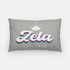 Zeta Lumbar Pillow Cover - Retro | Custom Gifts | Official Merchandise | Dorm Decor | Festive Fit Home