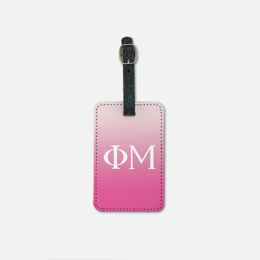 Phi Mu Luggage Tag (Set of 2) - Gradient Luggage Tags
