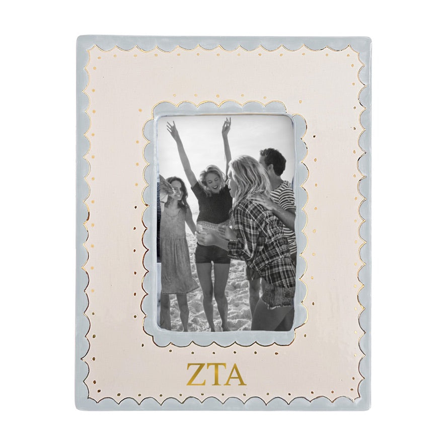 Zeta Tau Alpha Scallop Picture Frame | Big & Little Gifts