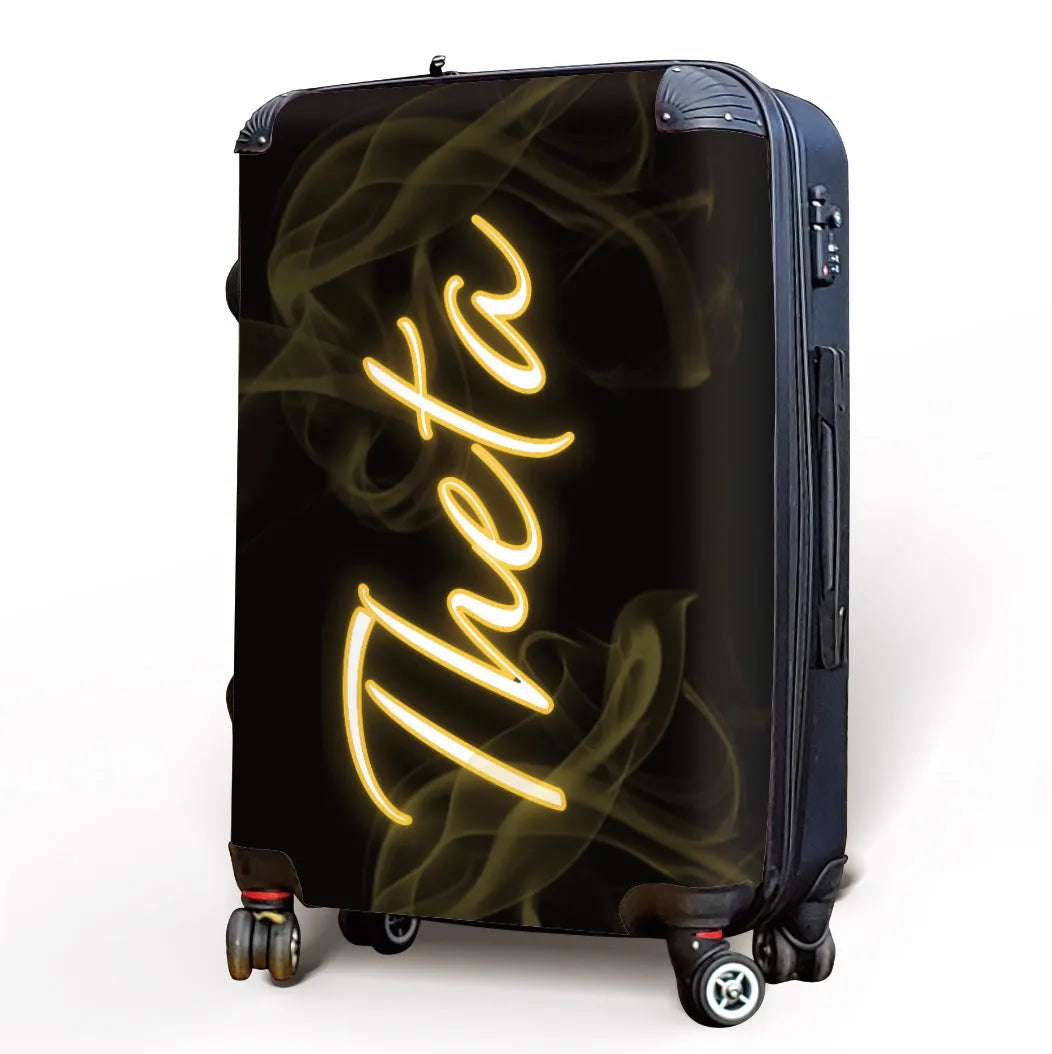 Kappa Alpha Theta Carry-on Suitcase - Neon Suitcases