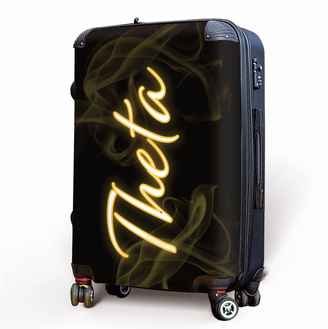 Kappa Alpha Theta 20" Carry-on Suitcase Luggage - Neon | Gifts