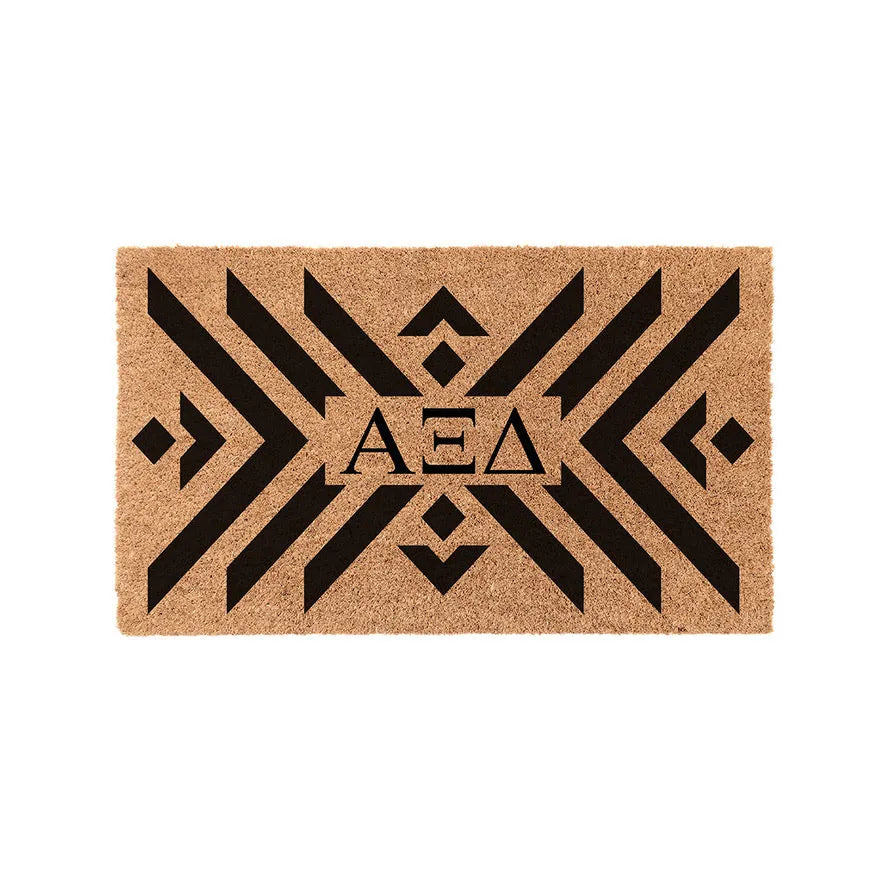 Alpha Xi Delta Coir Doormat - Boho Door Mats