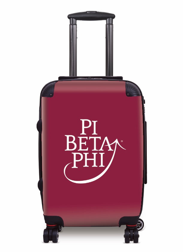 Pi Beta Phi 20" Carry-on Suitcase Luggage | Custom Pi Phi Travel Gifts