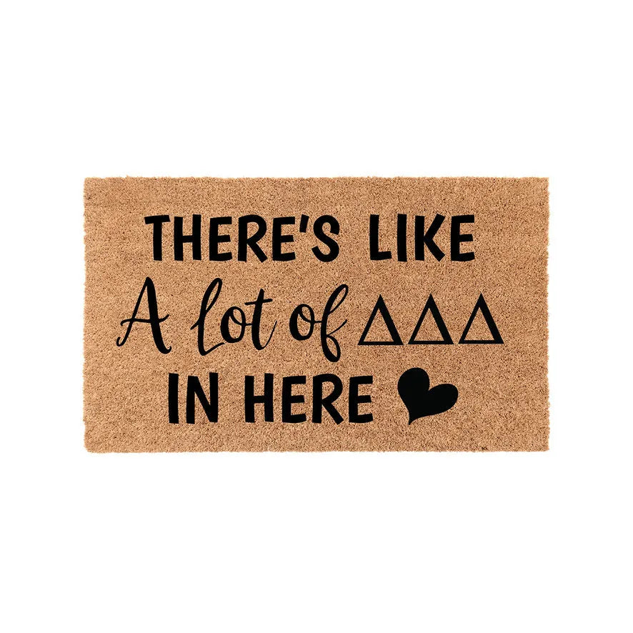Tri Delta Coir Doormat - A Lot of Door Mats