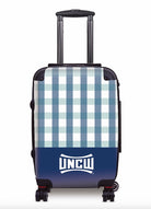 UNCW Carry-on Suitcase - Gingham Navy Suitcases