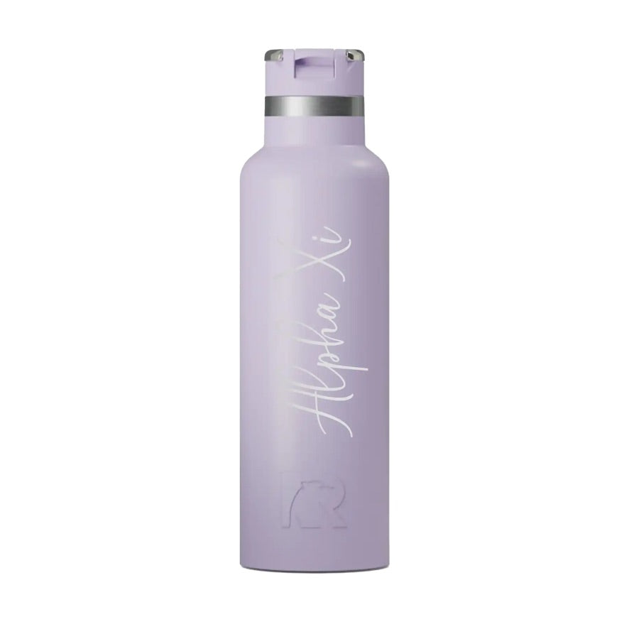 Alpha Xi Delta RTIC 20 oz Journey Ceramic Lined Water Bottle - Script