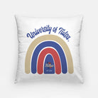 University of Tulsa Pillow Cover - Rainbow 18" | Dorm Decor and Gifts | Festive Fit Home