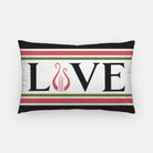 Alpha Chi Omega Lumbar Pillow Cover - LOVE | Official Merchandise  | Gifts | Festive Fit Home